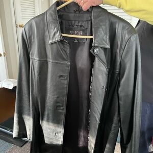 Wilsons Leather Black Leather Jacket